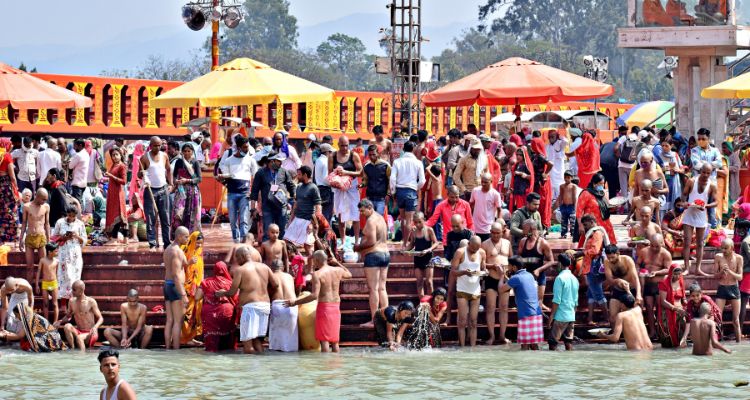 Hindu Kumbh festival Kumbh mela in Allahabad, India.